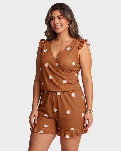 Built-in Bra Swim Romper