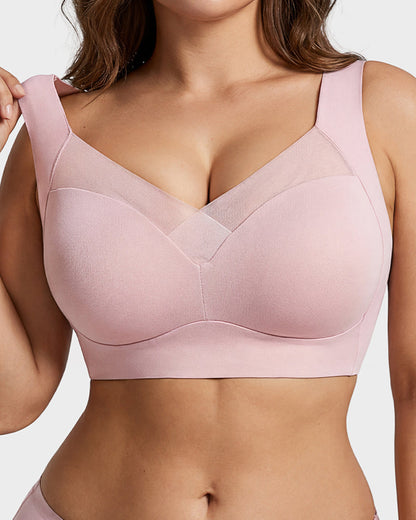 Comfortable Smoothing Mesh Bra