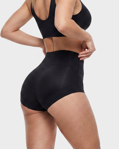 High-Waisted Double-Layer Tummy-Control Briefs
