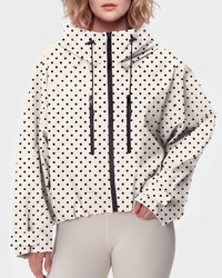 White Polka Dot