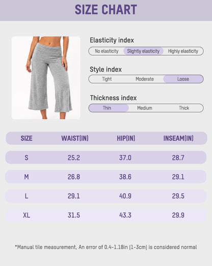 Low-Rise Foldover-Waist Gaucho Pants