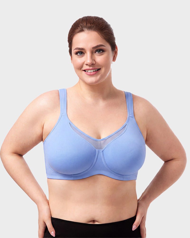 Plus Size Cooling Full Coverage Minimizer Bra