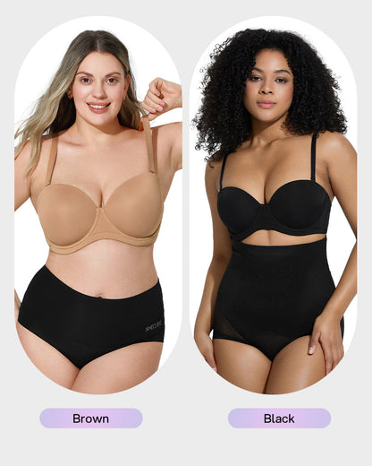 Versatile Molded Cup Underwire Bra with Removable Straps