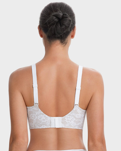 Wireless Lace Full Coverage Minimizer Bra